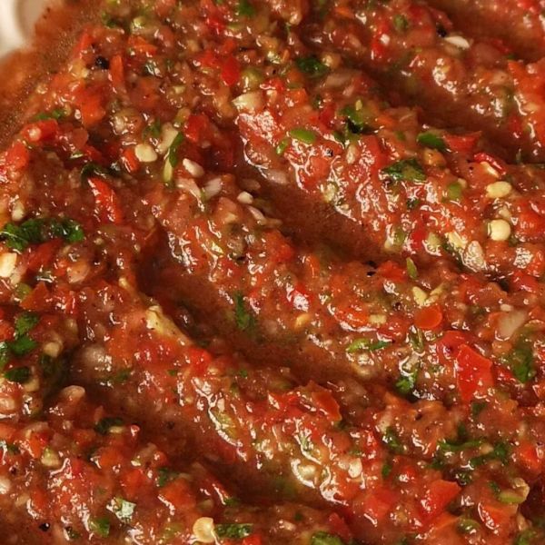 Diyarbakır Usulü Acılı Ezme › Yerel Lezzetler | Silvan | Diyarbakır