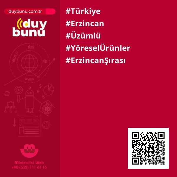 Erzincan Şırası › Yöresel Ürünler | Üzümlü | Erzincan